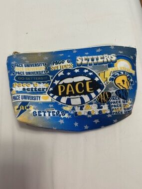 Pace University Blue & Yellow Zip Pouch